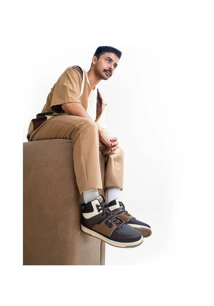 Bacca Bucci Truffle Gourmet Collection: High-Top Sneakers Inspired by Dessert Indulgence for Men | Best Price UAE